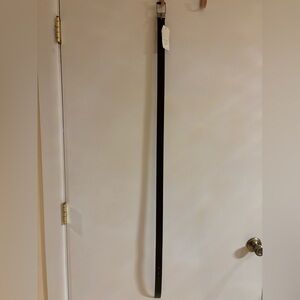 Black Leather Belt Men’s , Armani Dark Brown pebbled Leather belt,Made in Italy